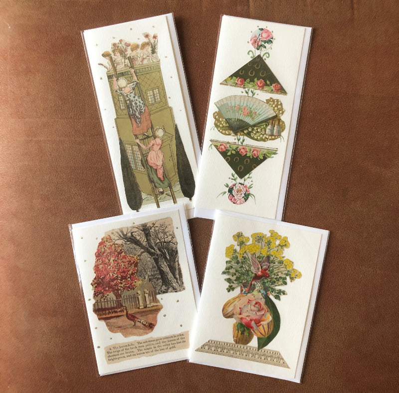 Greeting Cards: 4 Beautiful Floral Theme