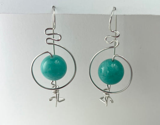 Mandolin earrings