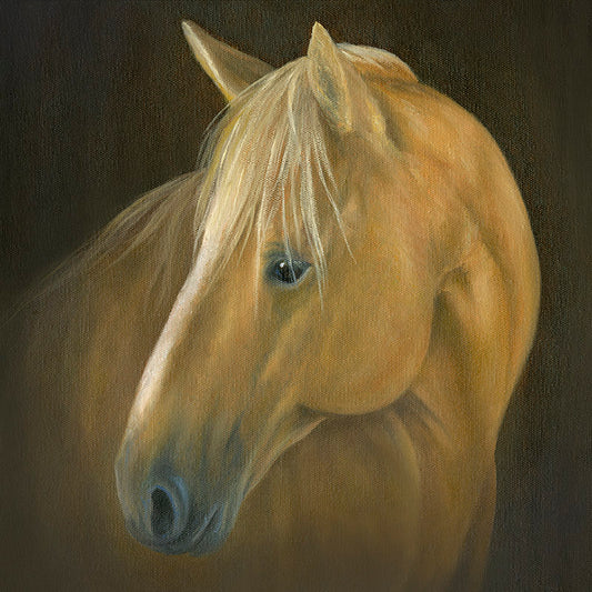 Nuzzle My Muzzle - Palomino Portrait
