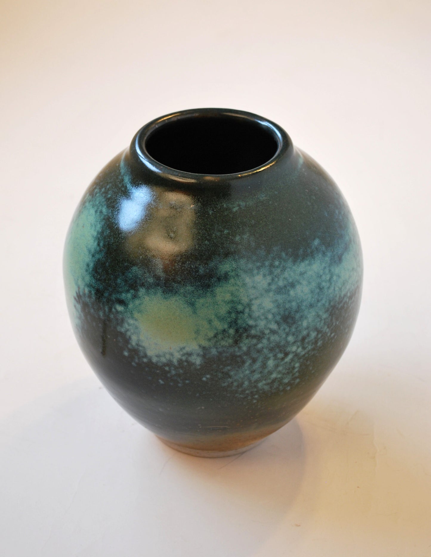 Turquoise and Black Vase