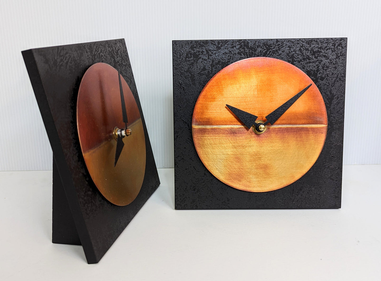 Black & Copper Desktop Clock