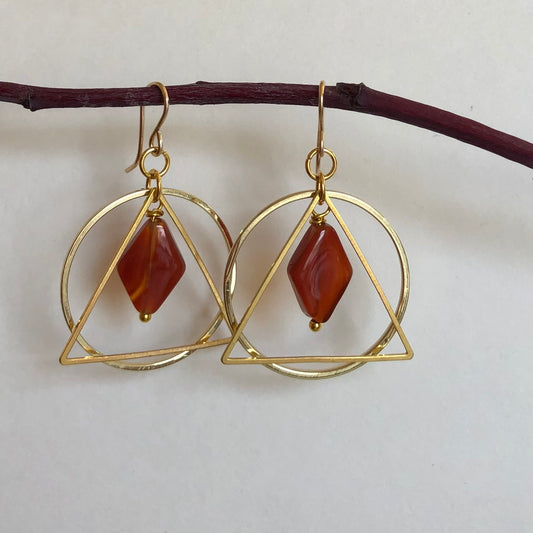 Kinetic Agate Earrings