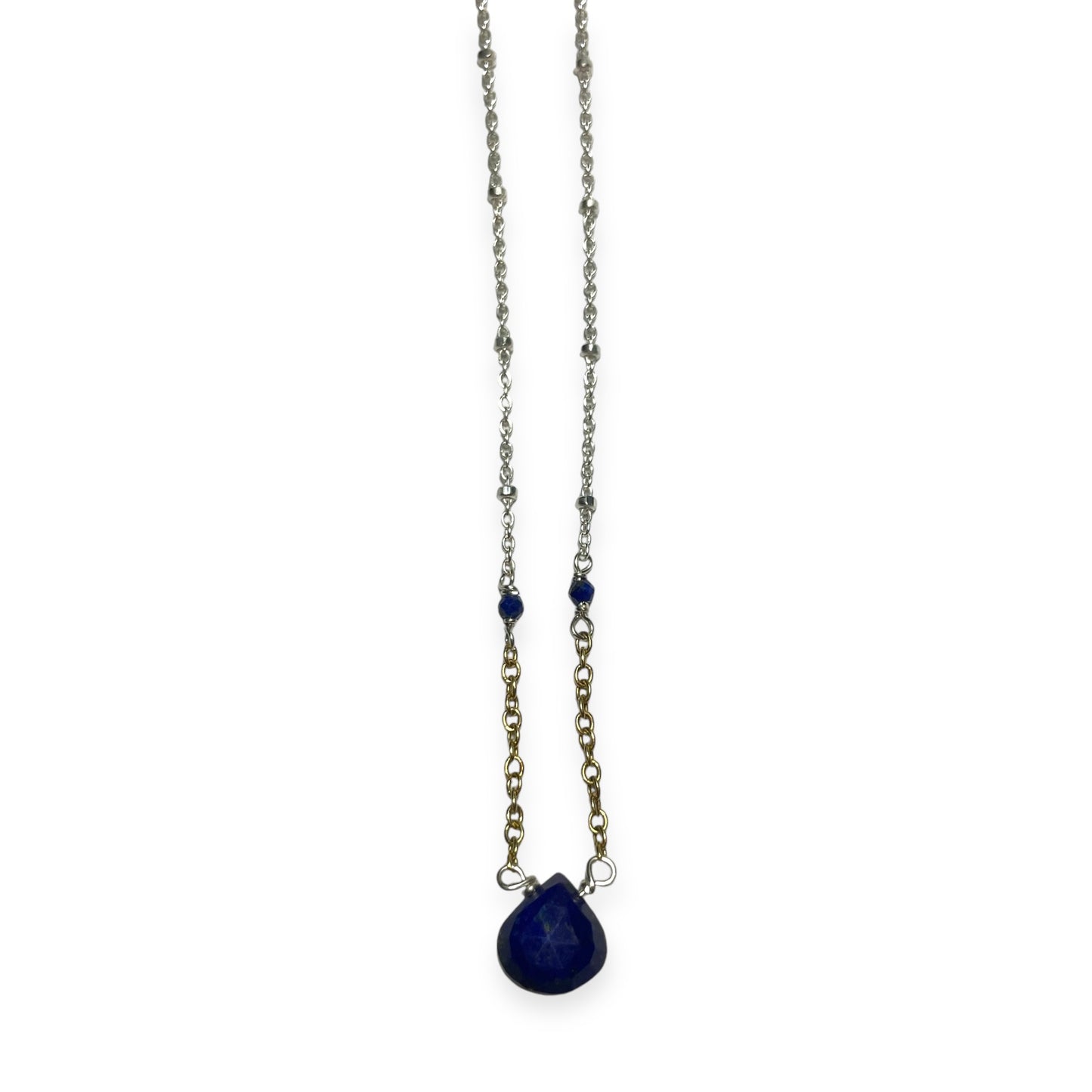 Lapis Droplet Necklace
