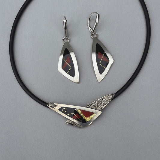 Black & Red Cool Girl Necklace