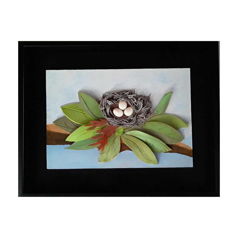 Nest on a Bed of Leaves