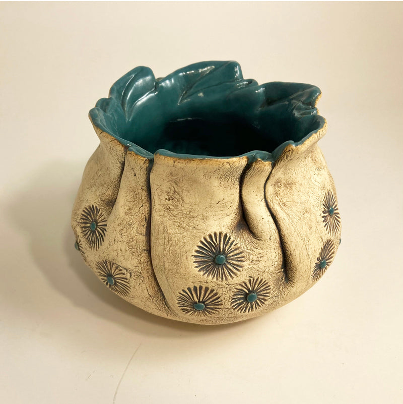 Pleated Pinch Pot #1