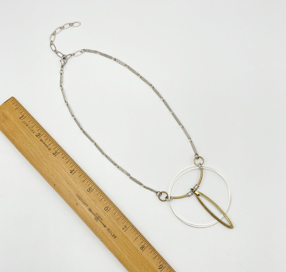 Retro Futurist statement necklace - 4831