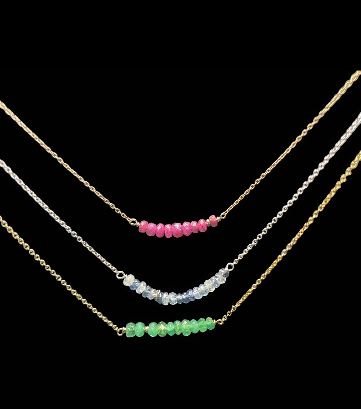 The Ruby, Sapphire or Emerald Necklace