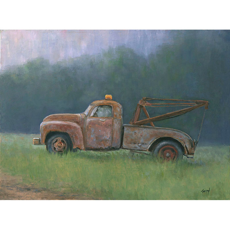 Rust & Rain, Old Chevy Tow Truck