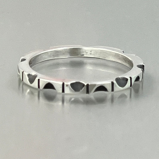 Swiss Cheese Filework Ring