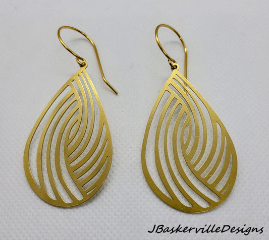 Brass Ear Dangles