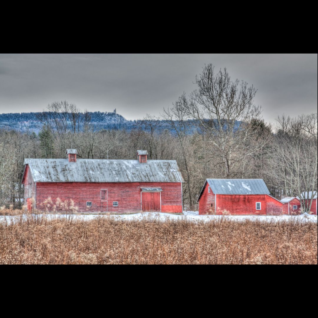 High Falls Winter Barns