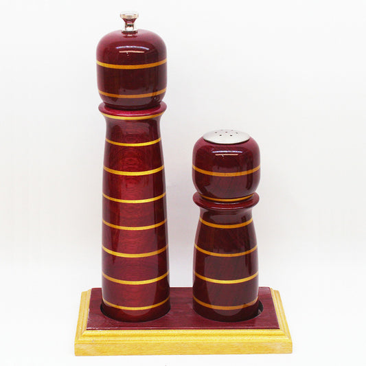 Purple-heart and Yellow-heart Peppermill Set