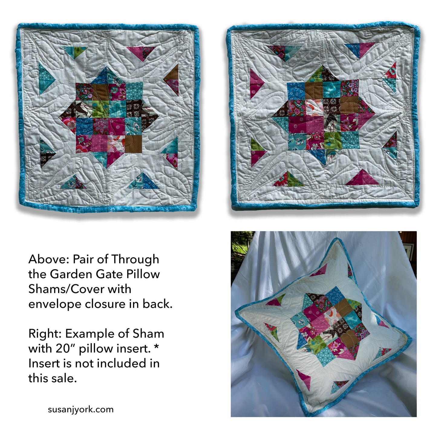 Through the Garden Gate Pair of Pillow Covers (Pair)