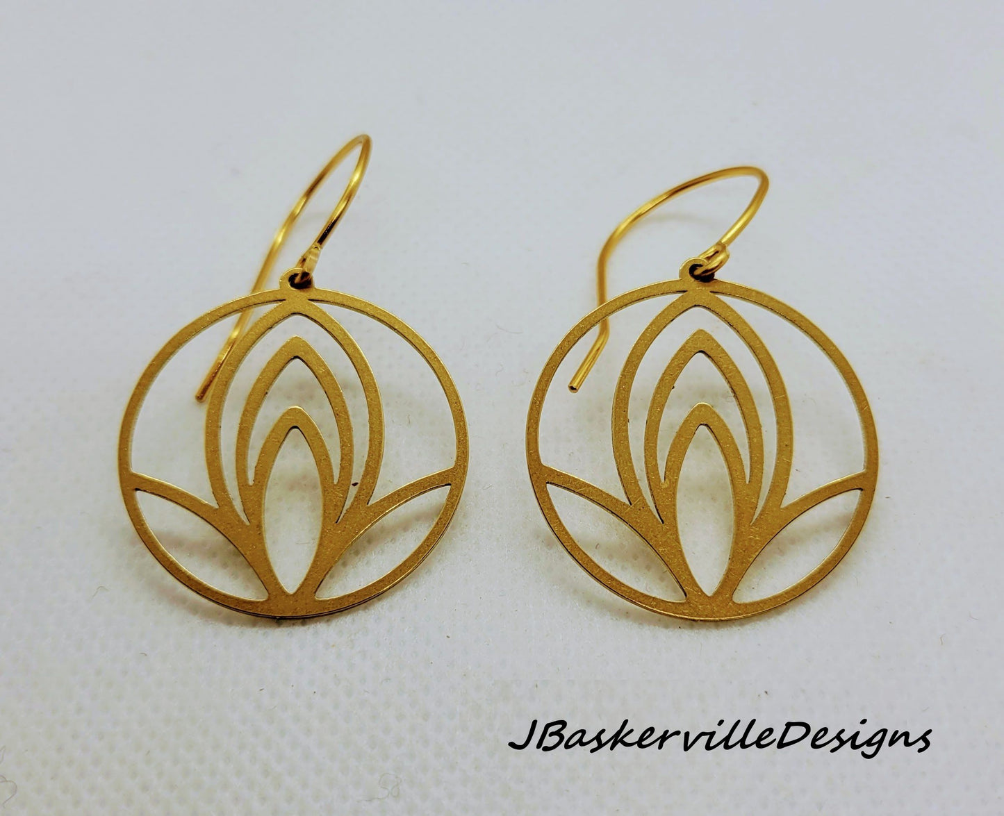 Brass Ear Dangles