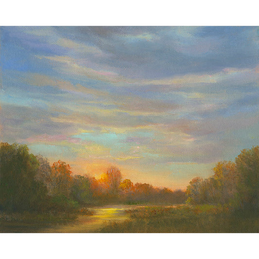 Glowing Autumn Sunset