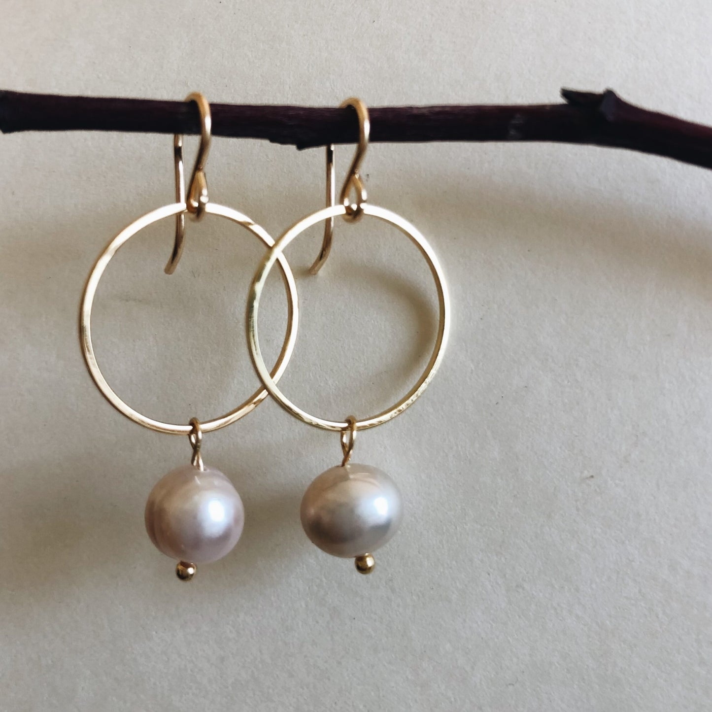 Pearl Drop Kinetic Earrings