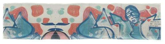Wallkill Graffiti Chiffon Scarf