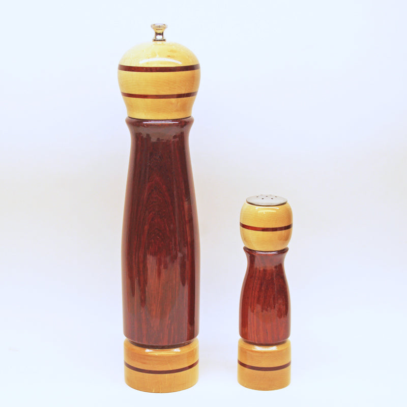 3-PC Padauk Pepper Mill Set