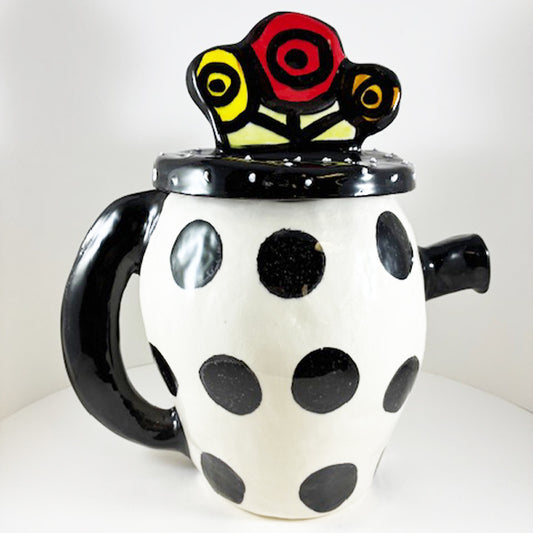 Three Flowers Teapot