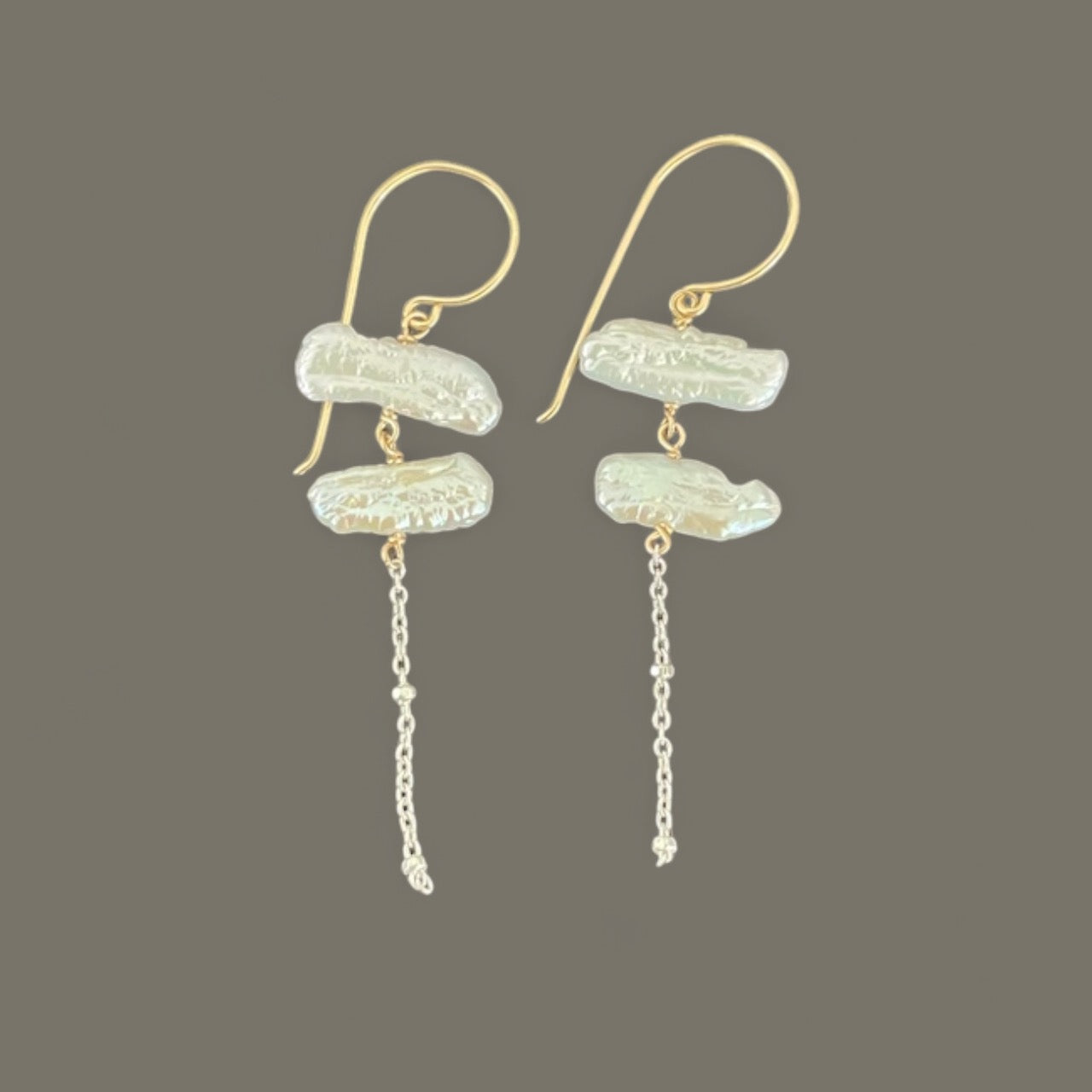 Stick Pearl Earrings