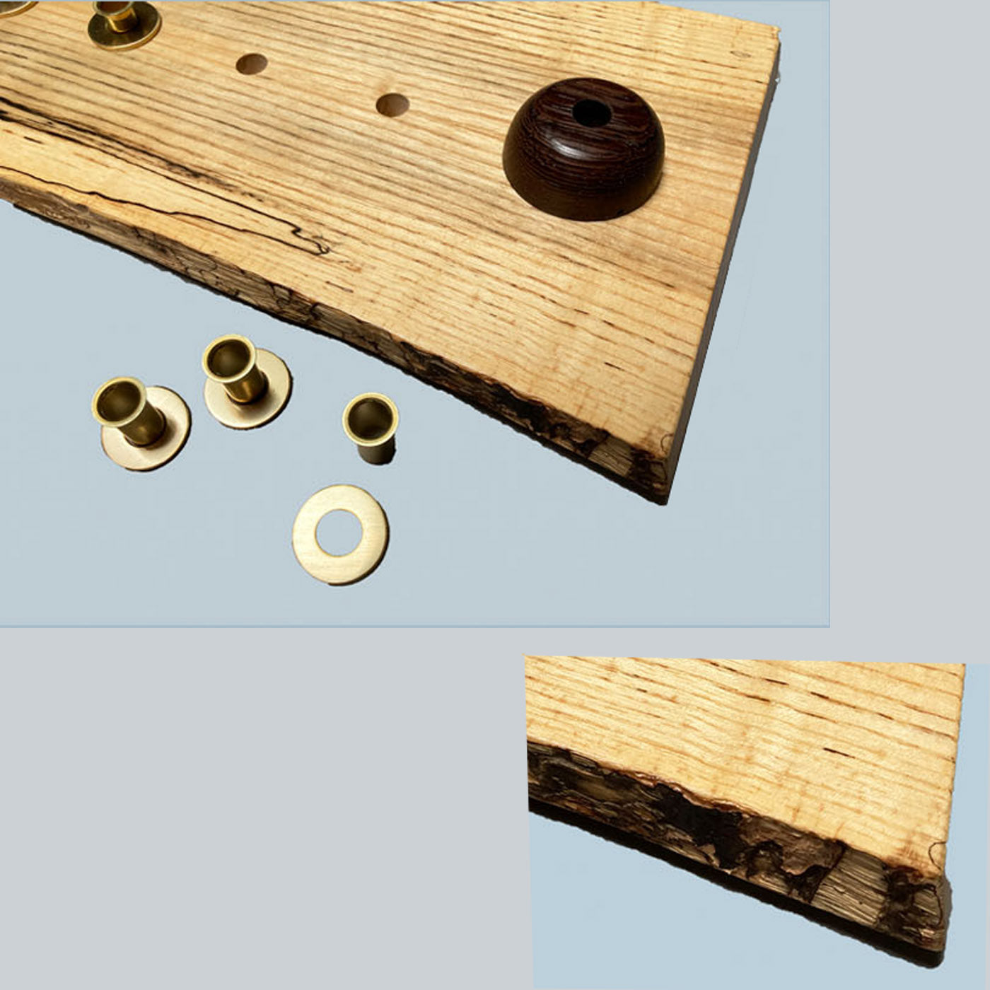 Spalted Beech Menorah