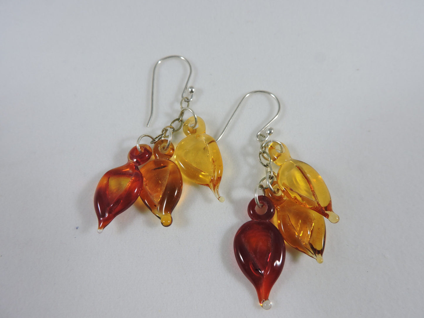Autumn Leaf Cluster Earrings
