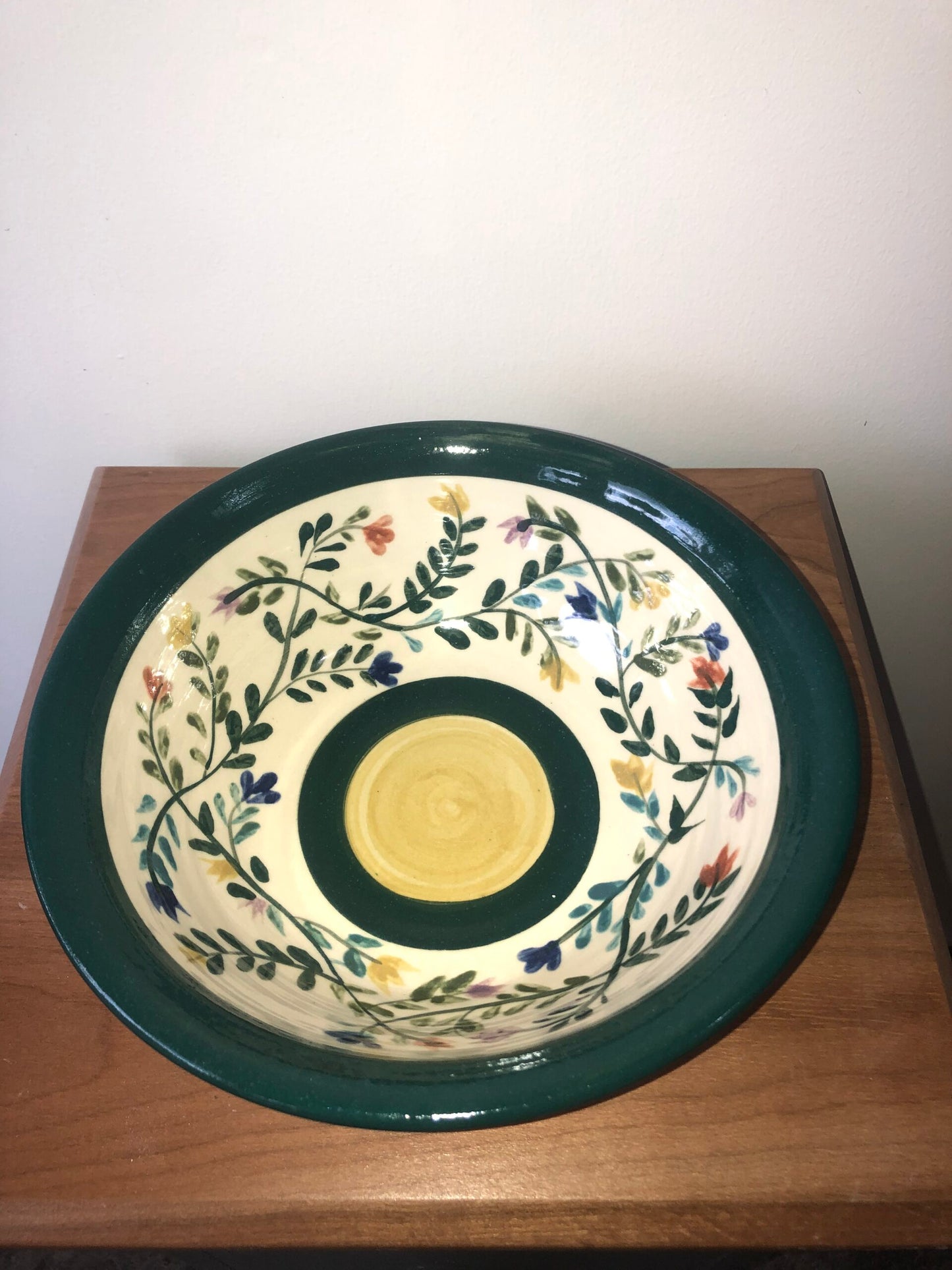 Painted Floral Bowl