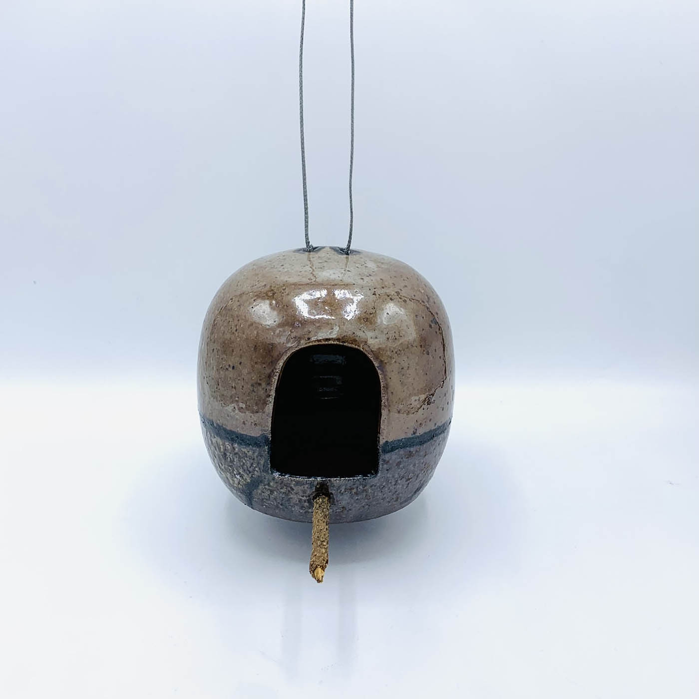 Salt Fired Bird House 19