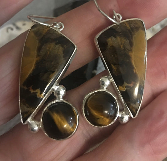 Tiger Eye Earrings
