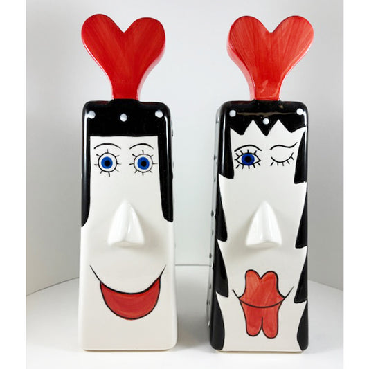 Happy Couple Candlesticks Pair