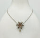 Flower Necklace Mixed Metal - 4813