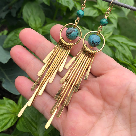 Kinetic Sunburst Earrings