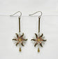 Botanical Earrings Mixed Metal - 3515