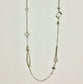 Long Artful Geometric Necklace - 4775