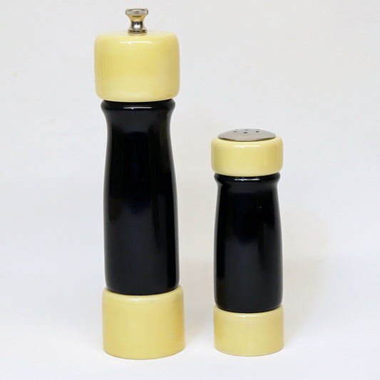 Ebony and Ivory* Peppermill Set