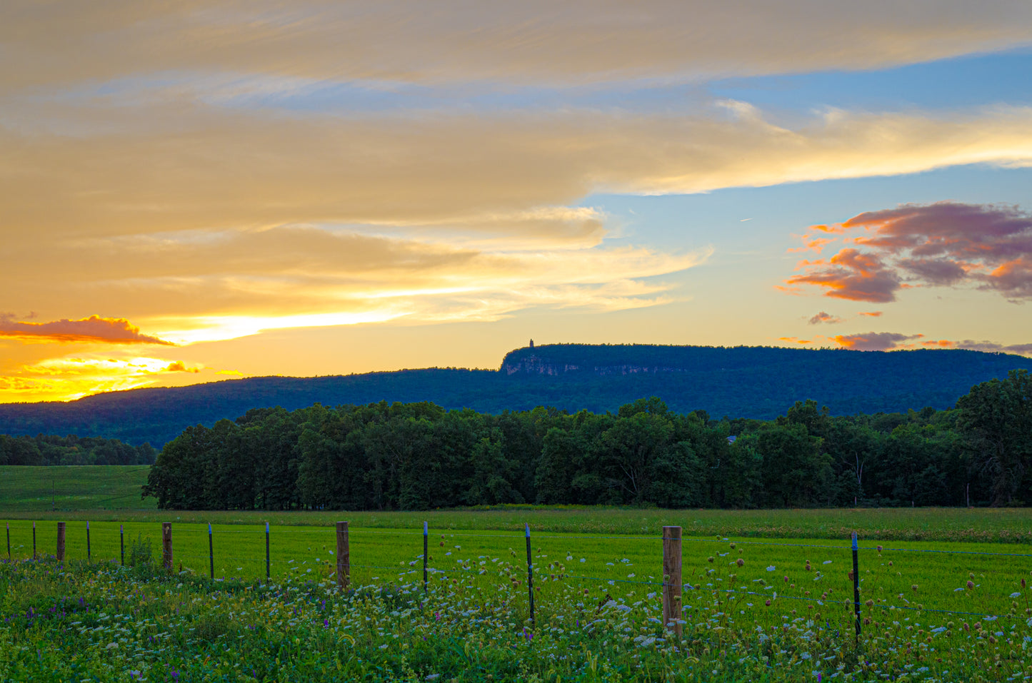 Sunset over The Ridge (New Paltz, NY)