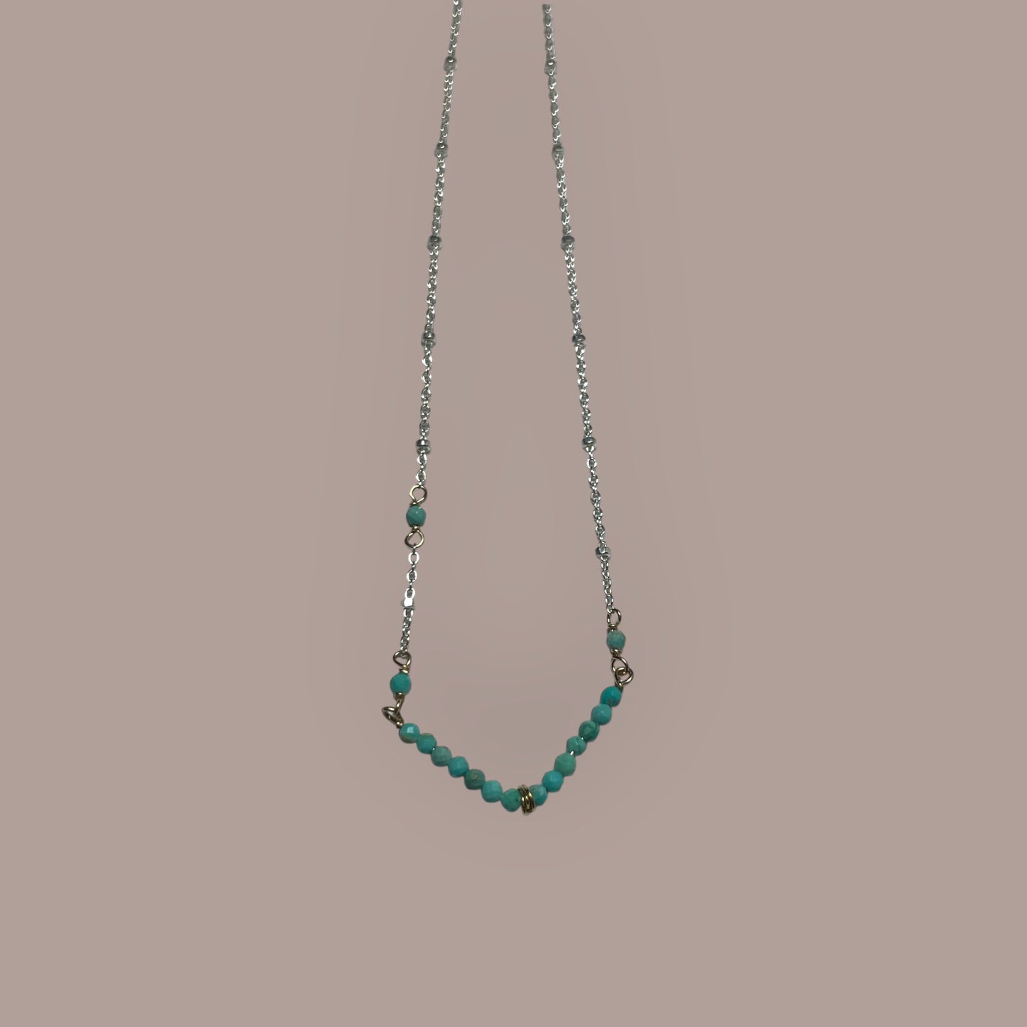 Turquoise Arch Necklace