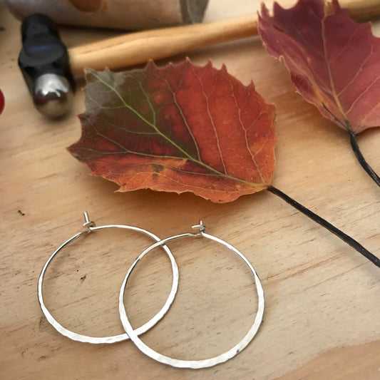 Hammered Hoops