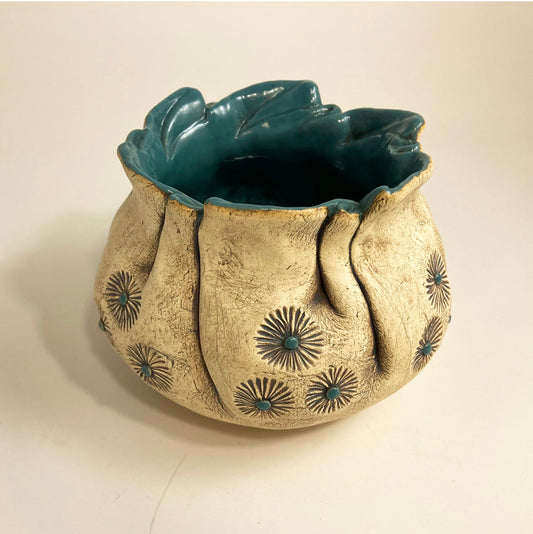 Pleated Pinch Pot #1