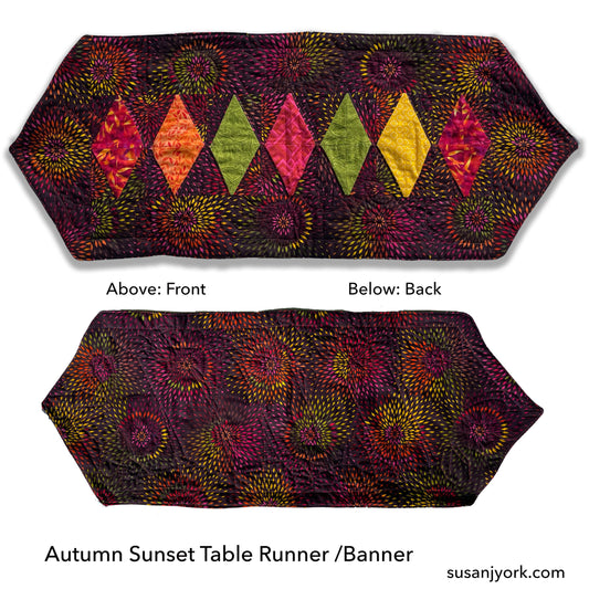 Autumn Sunset Table Runner