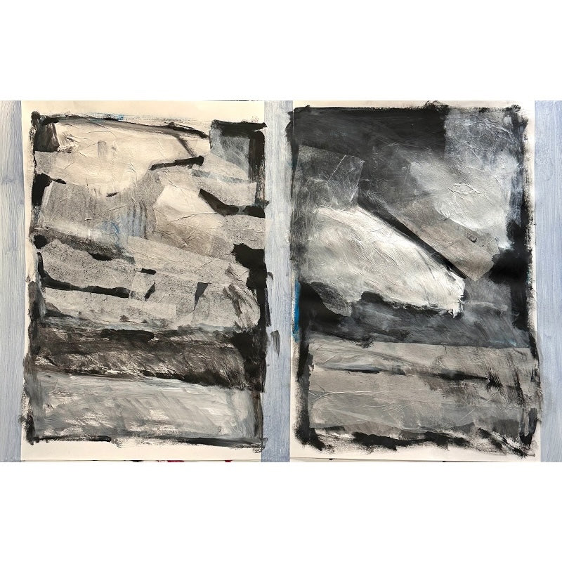 Collage Study in Gray #2