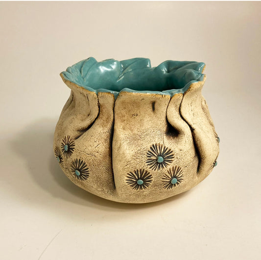 Pleated Pinch Pot #2