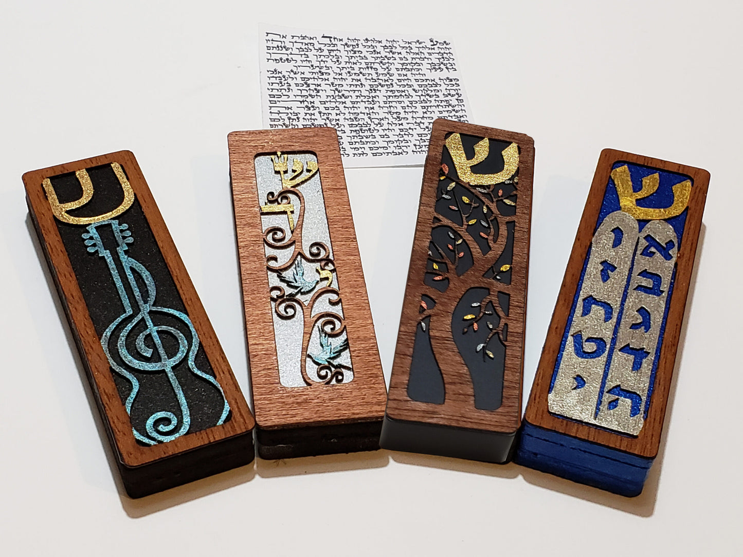 Various Traditional Mezuzot