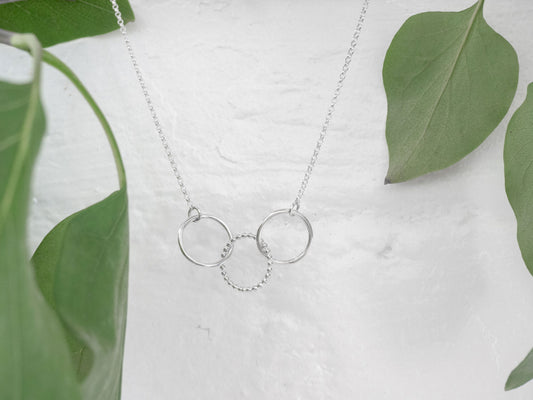 Three Small Circles Necklace