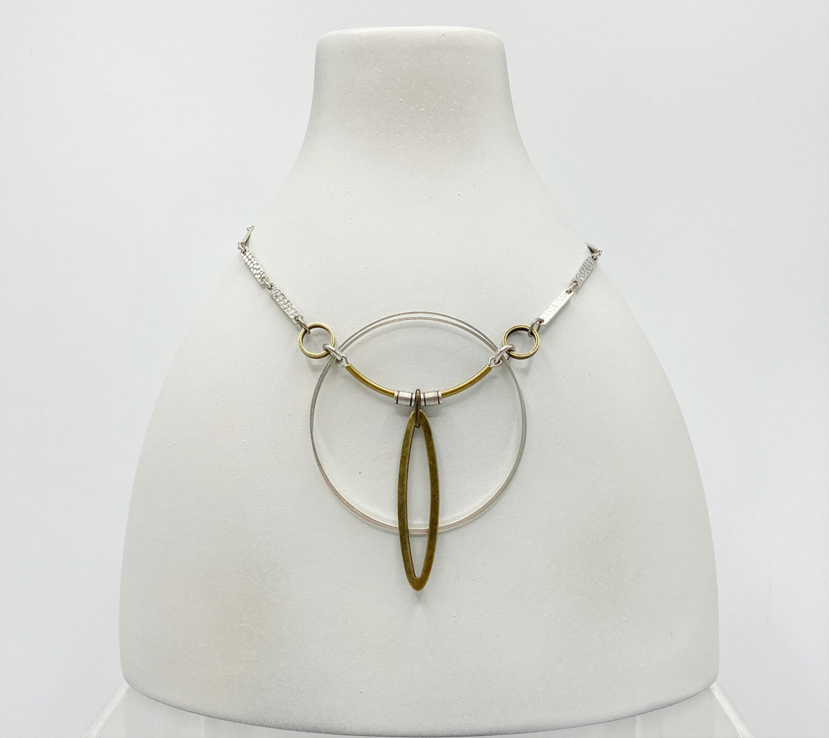 Retro Futurist statement necklace - 4831