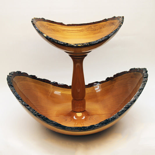 Chip and Dip Double Decker Bowl