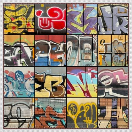 Graffiti Sampler Scarf