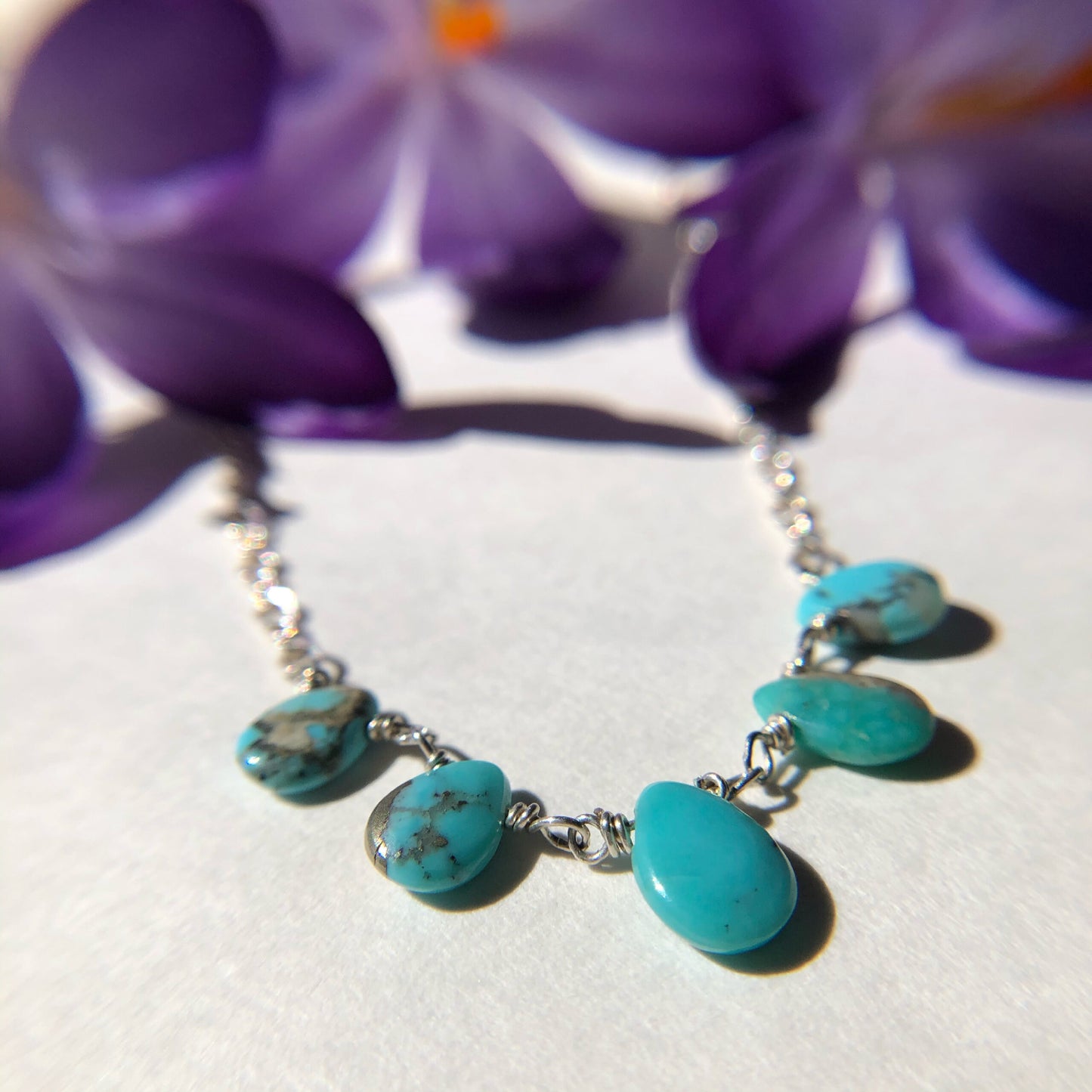Turquoise Drop Necklace