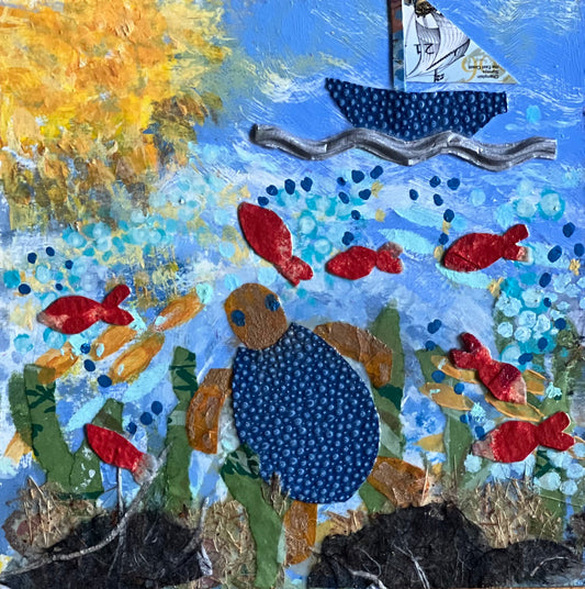 Blue Turtle, Blue Boat